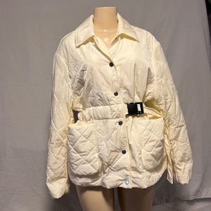 REMAIN Birger Christensen Loraine Belted Quilted Jacket